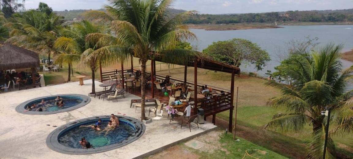 Aldeia Do Lago Caldas Novas Lindo Apt Com Cozinha Mobilia Nova Pode Levar Bebidas Na Area Das Piscinas 외부 사진